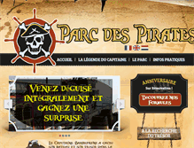 Tablet Screenshot of parc-des-pirates.com